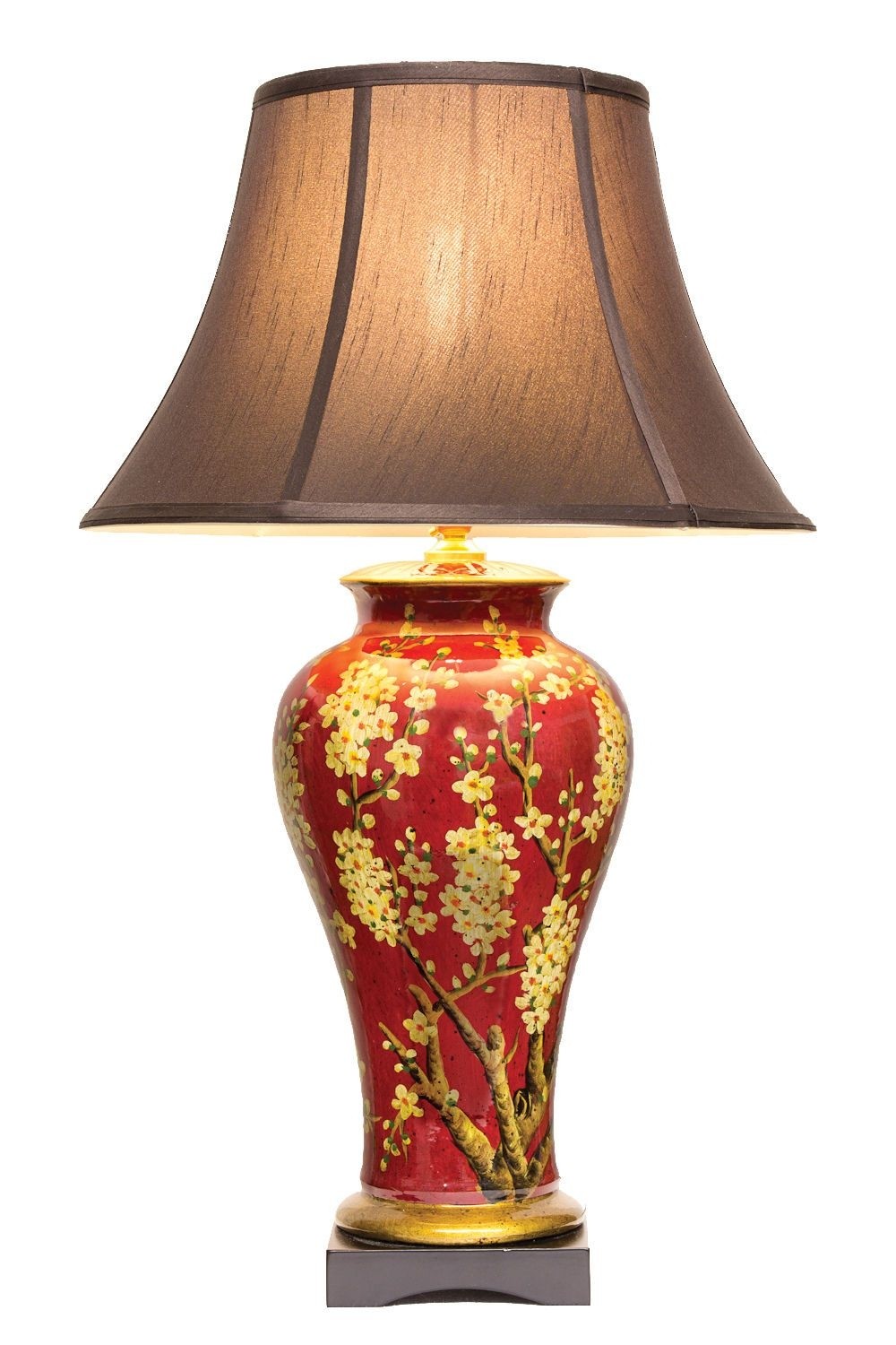 Large oriental ceramic porcelain table lamp m9065 d