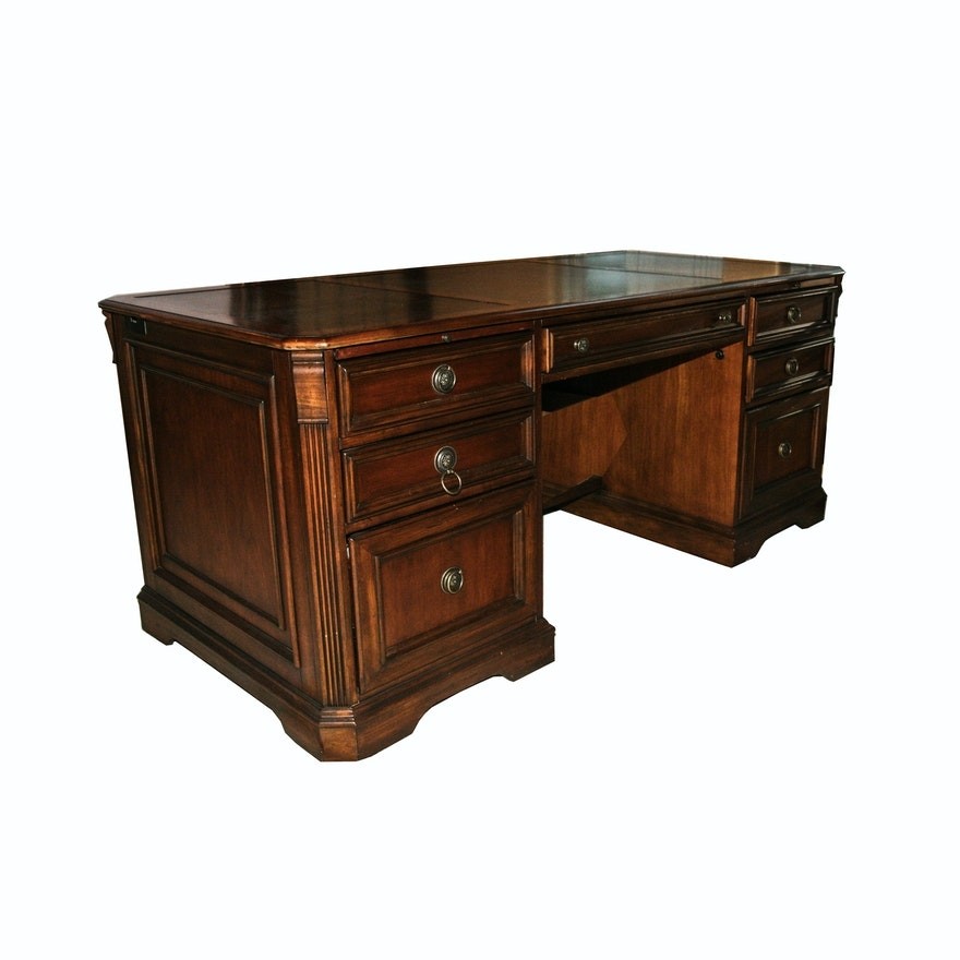 Seven seas executive desk by hooker furniture ebth 6