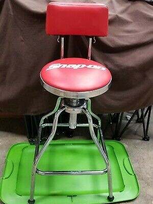 SNAP ON TOOLS PNEUMATIC WORKSHOP STOOL GARAGE STOOL BAR ...