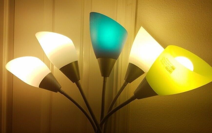 2 pack replacement plastic lamp shade for torchiere floor