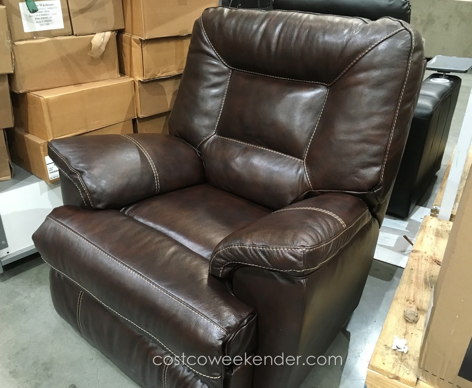 Berkline leather rocker recliner chair costco weekender