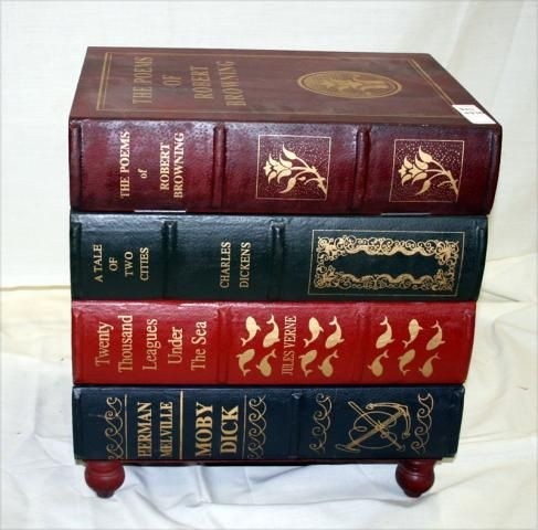 End table that look like stacked books google search