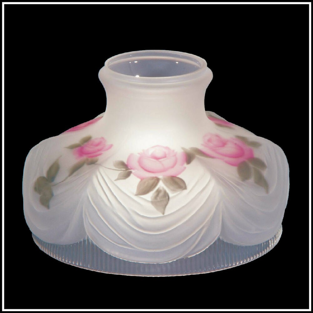 Red roses drape shade fits aladdin b h coleman miller