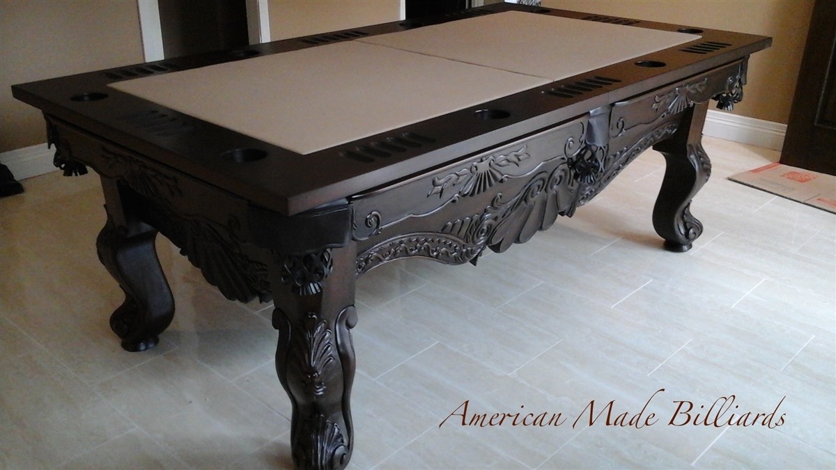 3 in 1 pool table poker table dinning table