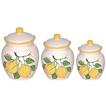 Amazon com lorenzo l1069 3 piece lemon design deluxe