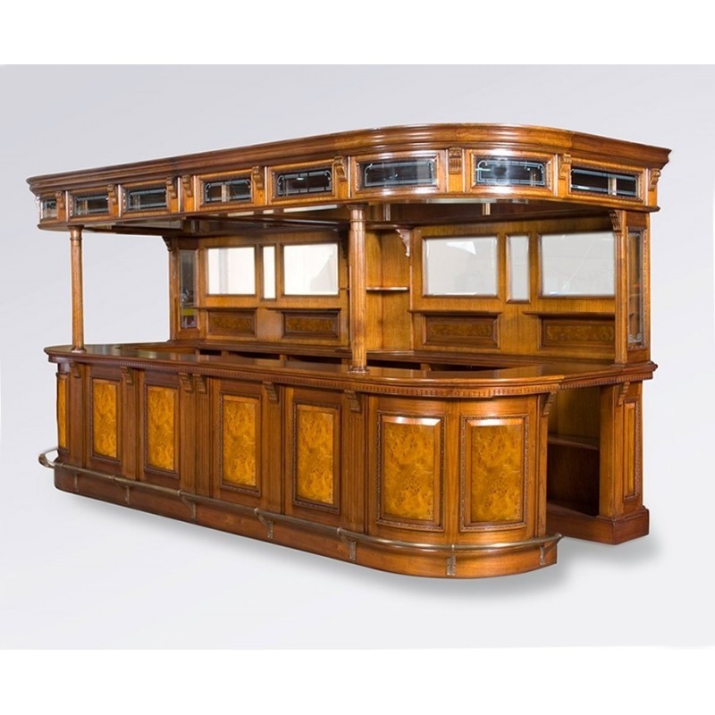 Double traditional handmade english home bar house of