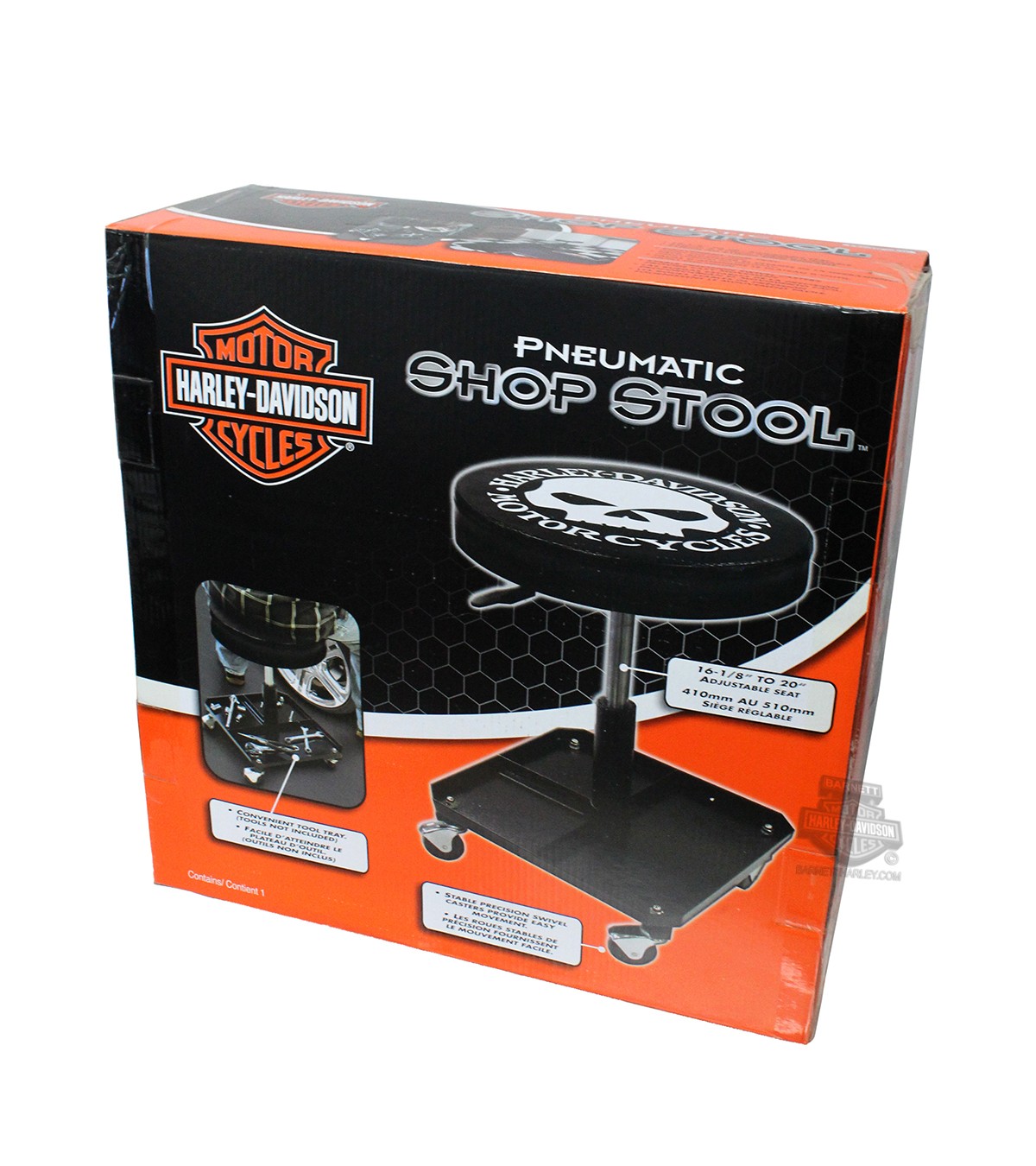 Pc4765 harley davidson r black willie g skull pneumatic