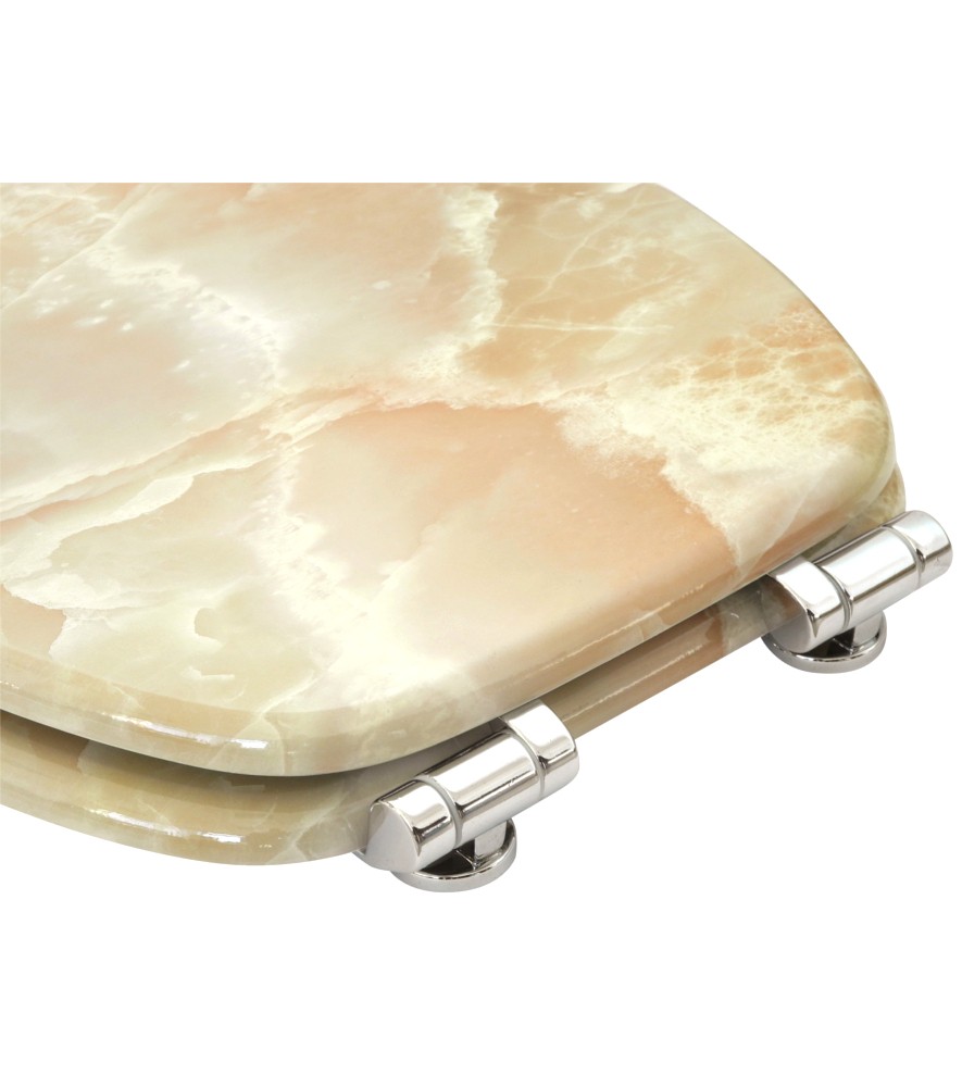 Soft close toilet seat marble nature 1
