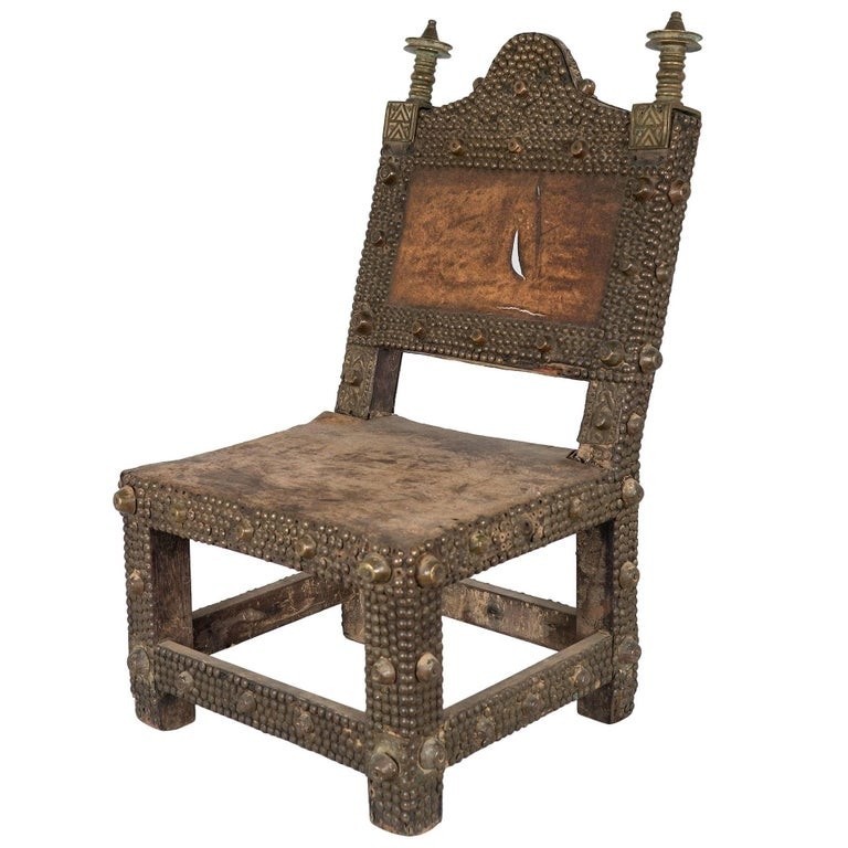 Vintage african ashanti kings chair throne for sale at