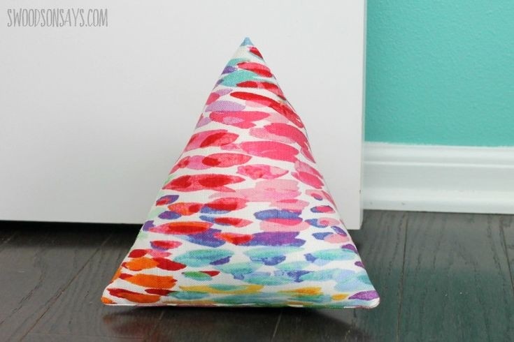 Bean bag door stop sewing tutorial bean bag door stop