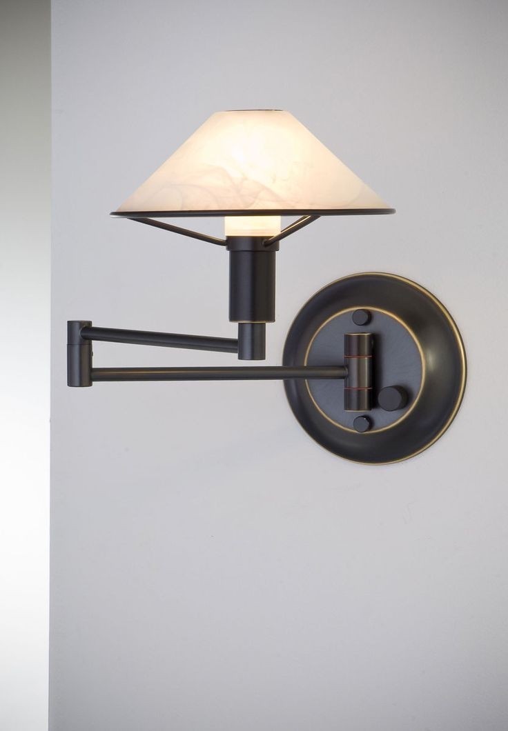 Cord covers for wall lamps plug in swing arm wall