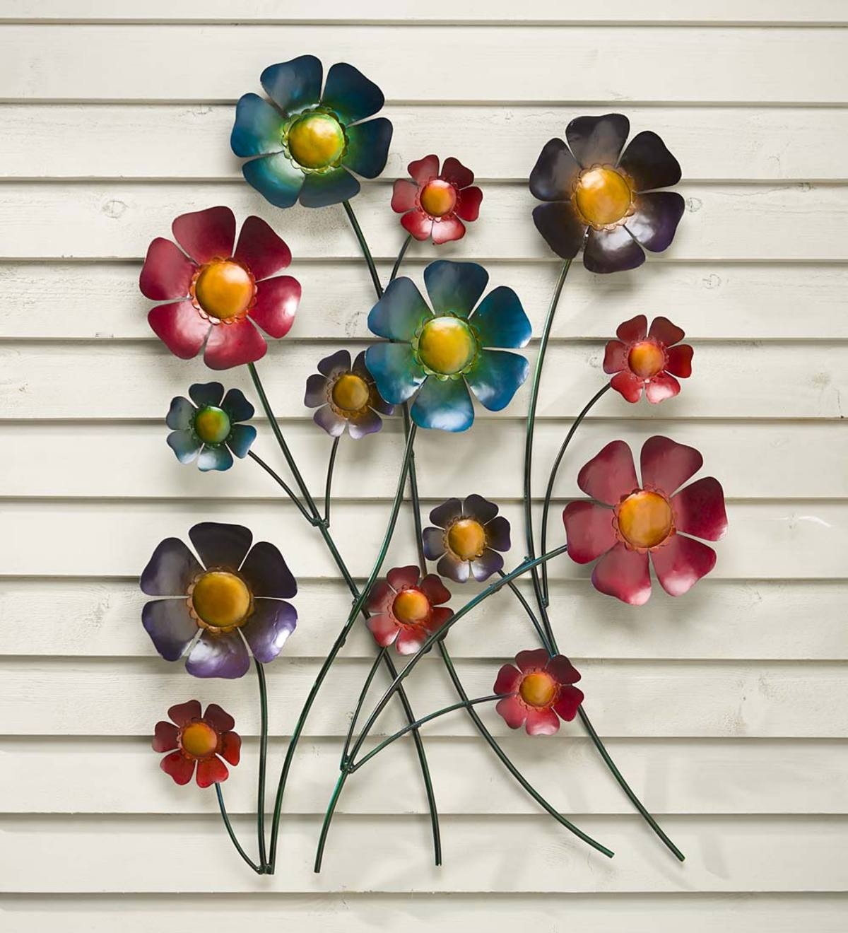 Metal Wall Flowers