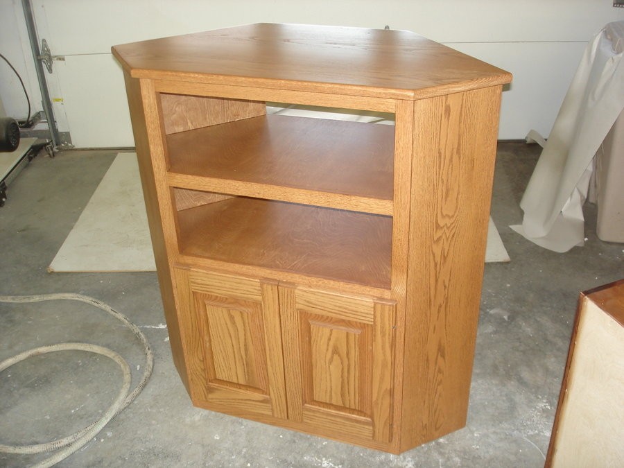 Oak corner cabinet by speednork