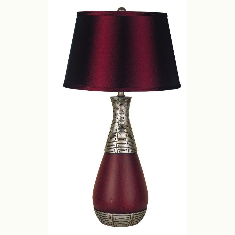 Ore international 29 5 in unique burgundy and silver