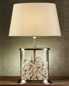 Sea glass table lamp warisan lighting