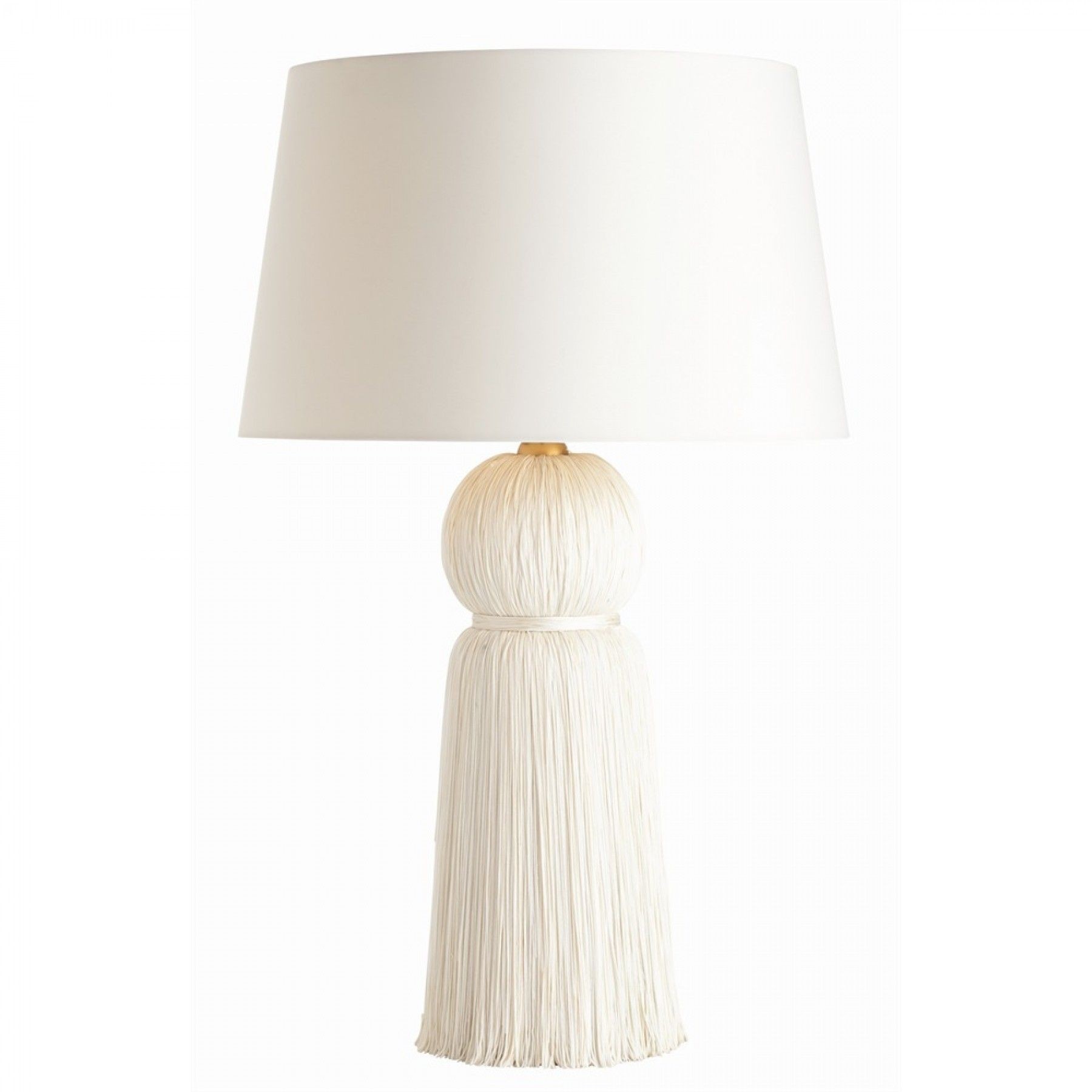 Tassel lamp ivory lamp table lamp arteriors home