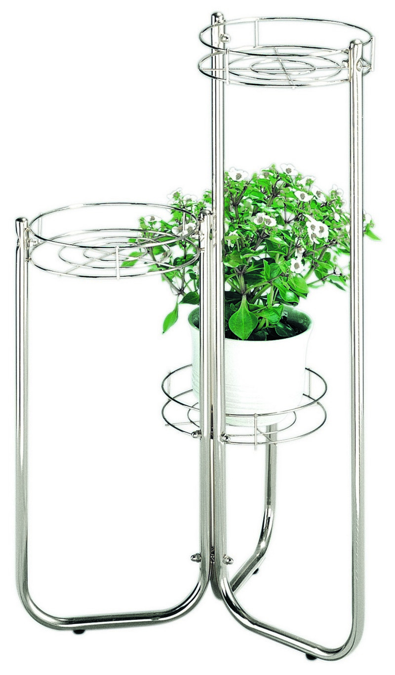 Fleurie glass chrome display table 64254 1