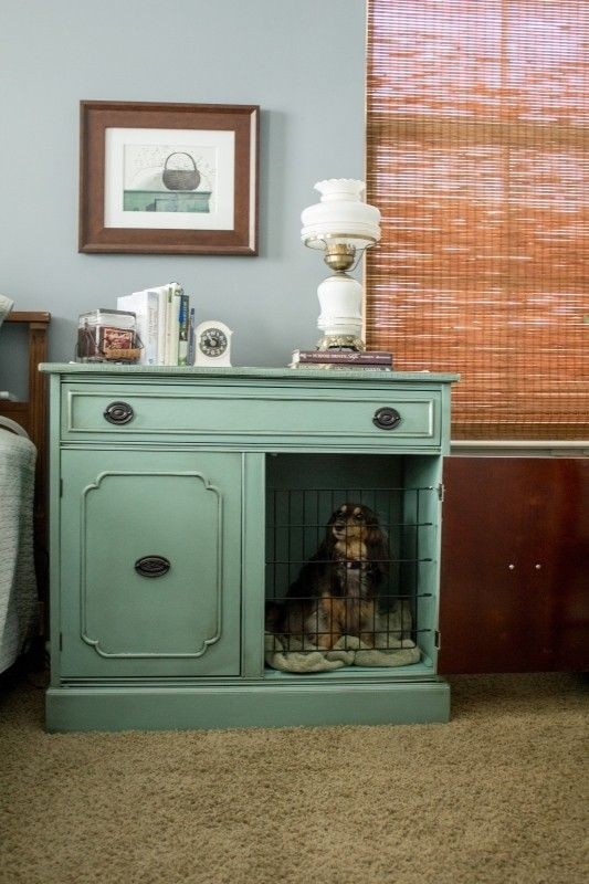 Nightstand dog crate foter diy dog crate small dog