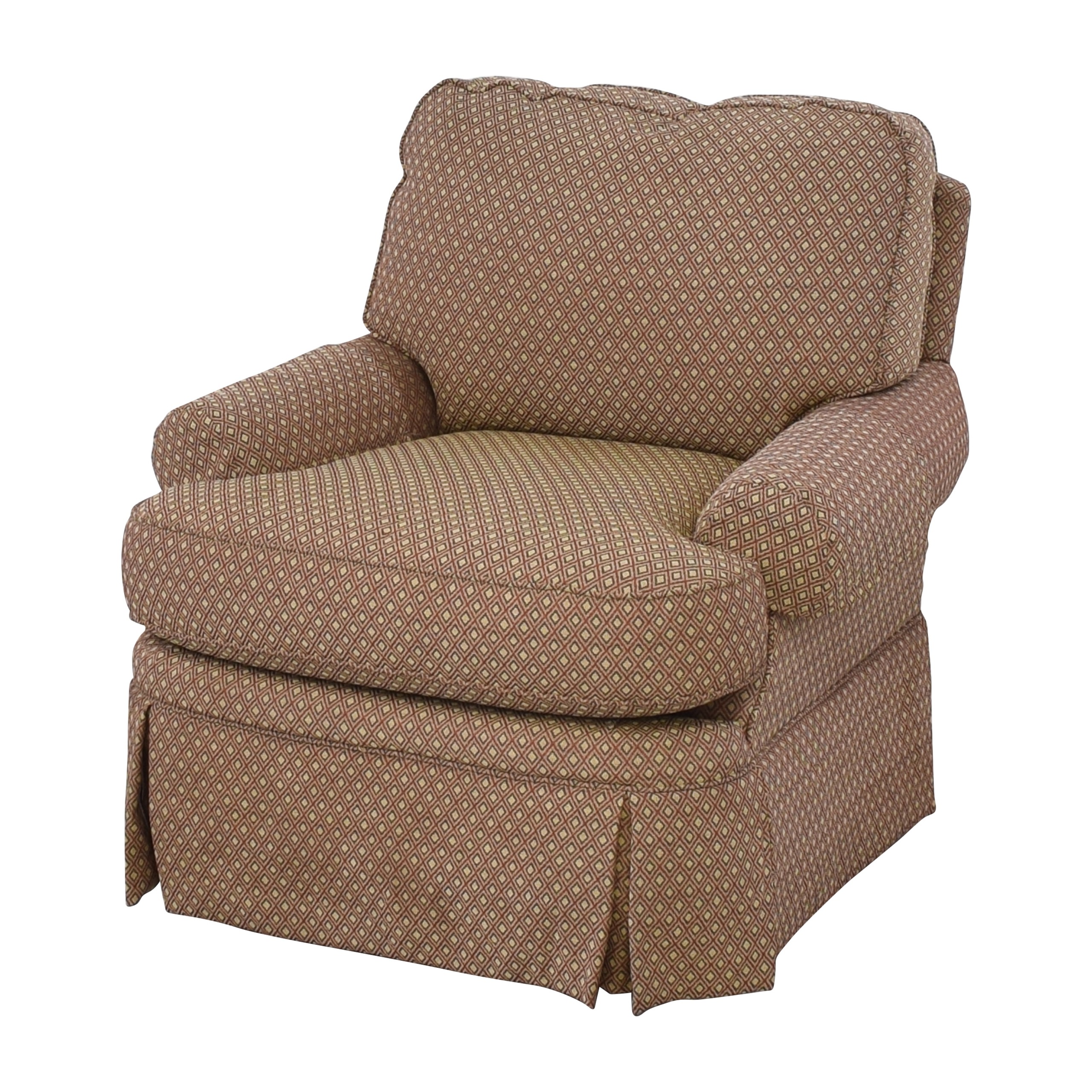 56 off bloomingdales bloomingdales skirted arm chair