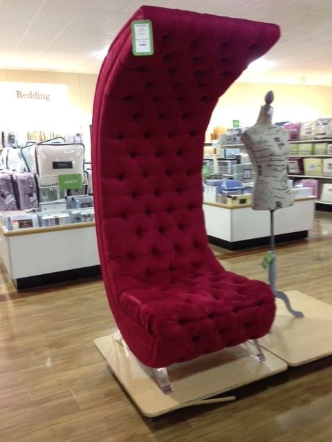Homegoods red chair its the mad hatters chair