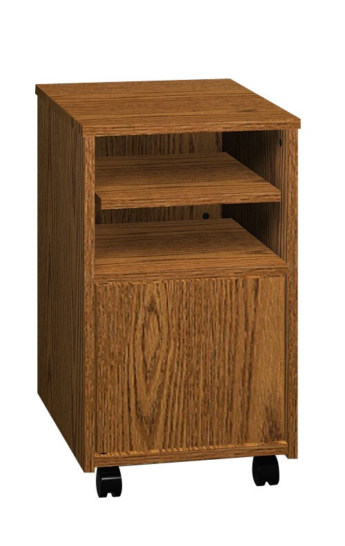 Ironwood general mobile printer stand dixie oak