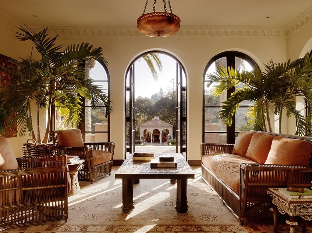 Mediterranean style living room design ideas 1