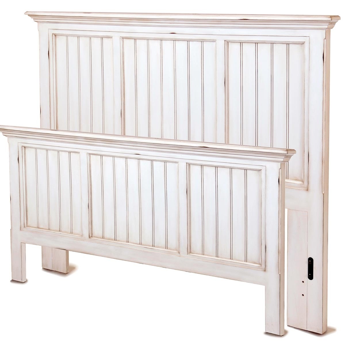 Sea winds b818qbed blanc monaco queen bed in lightly