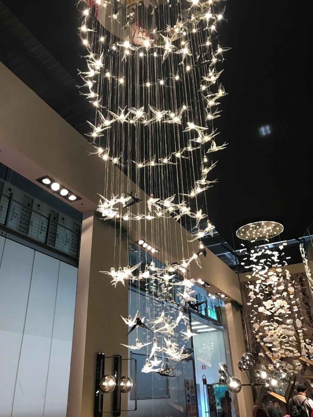 Birds chandelier