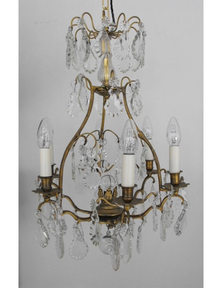 French bird cage chandelier at 1stdibs