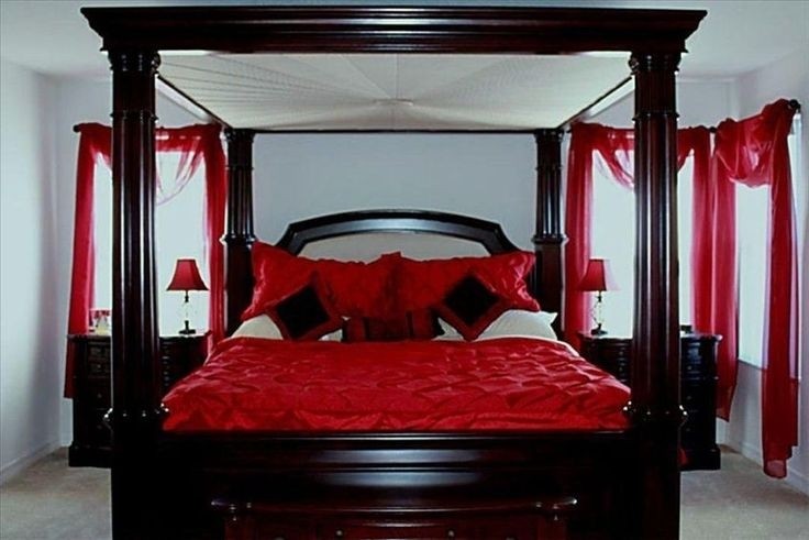 Master bedroom king size four poster bed bed rooms