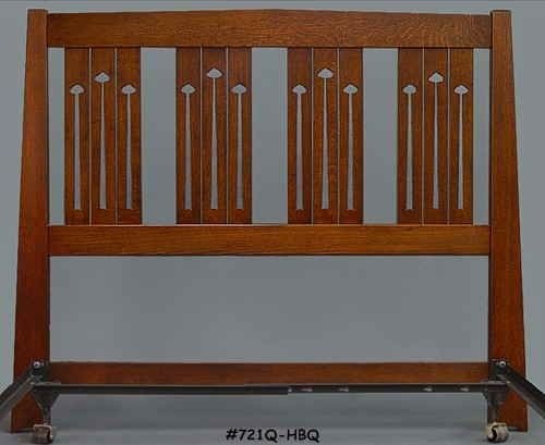 Mission keyhole headboard headboard plan craftsman