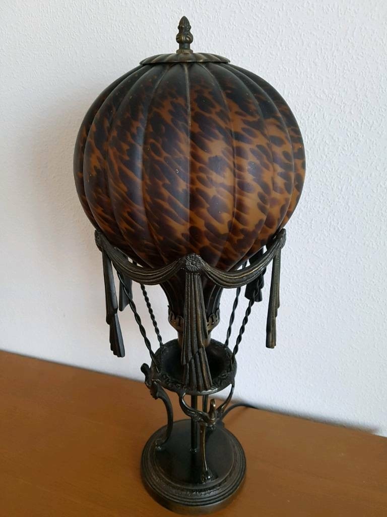 Art deco tiffany hot air balloon lamp in daventry
