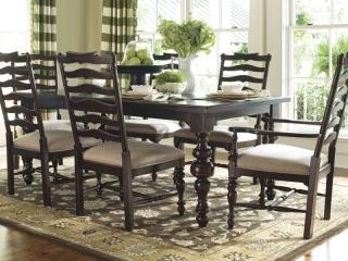 Dining table paula deen pedestal dining table 1