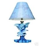 Ebay image 1 dolphin table lamp blue dolphins desk lamps