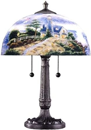 Lamps beautiful thomas kinkade lamps light in the storm