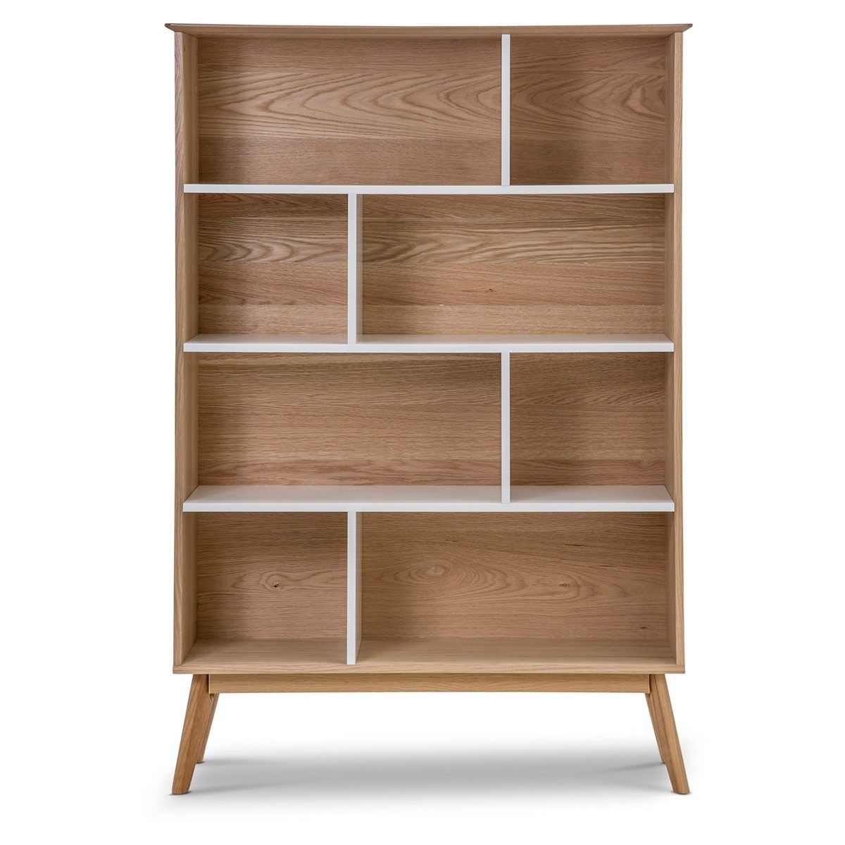 Ollie scandinavian wooden bookcase
