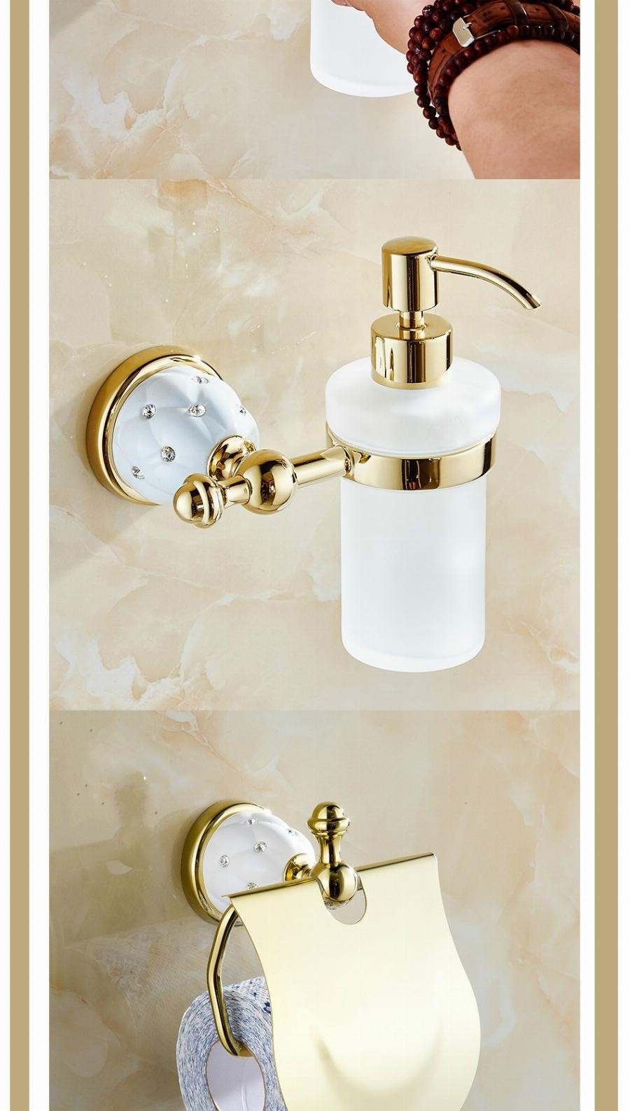 Polished brass bathroom accessories home sweet home