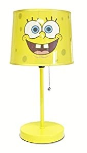 Amazon com nickelodeon spongebob squarepants table lamp
