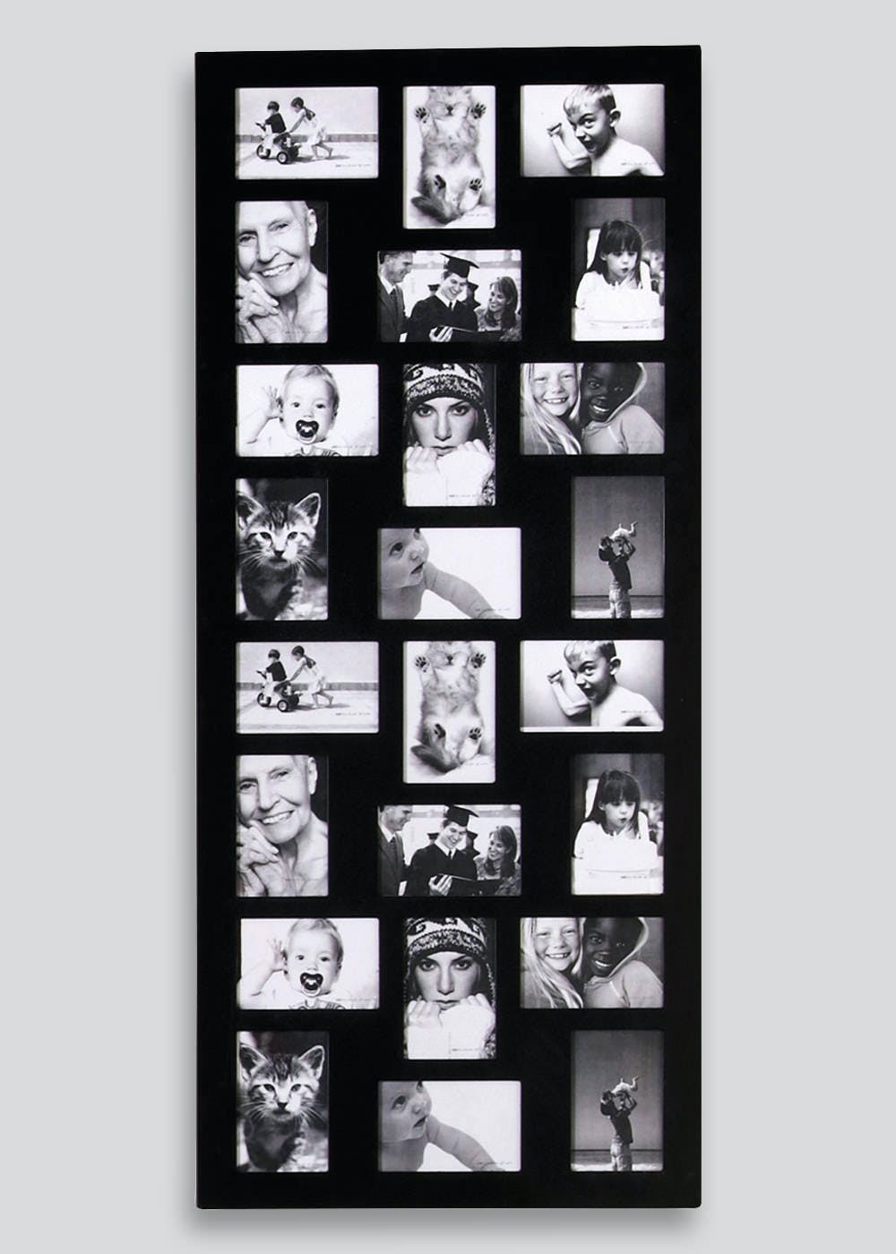 Large rectangular multi aperture frame 6 x 4 116cm x
