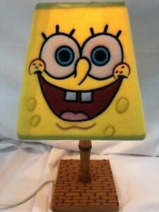 Spongebob squarepants tiki embroidered fabric lamp shade