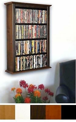 Wall mount cd dvd storage rack 342 cd 160 dvd
