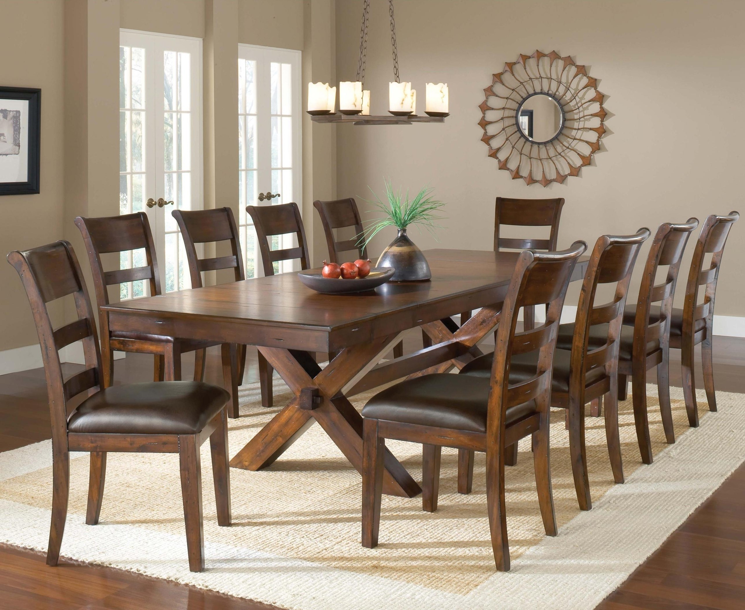 10 seater dining table size 1