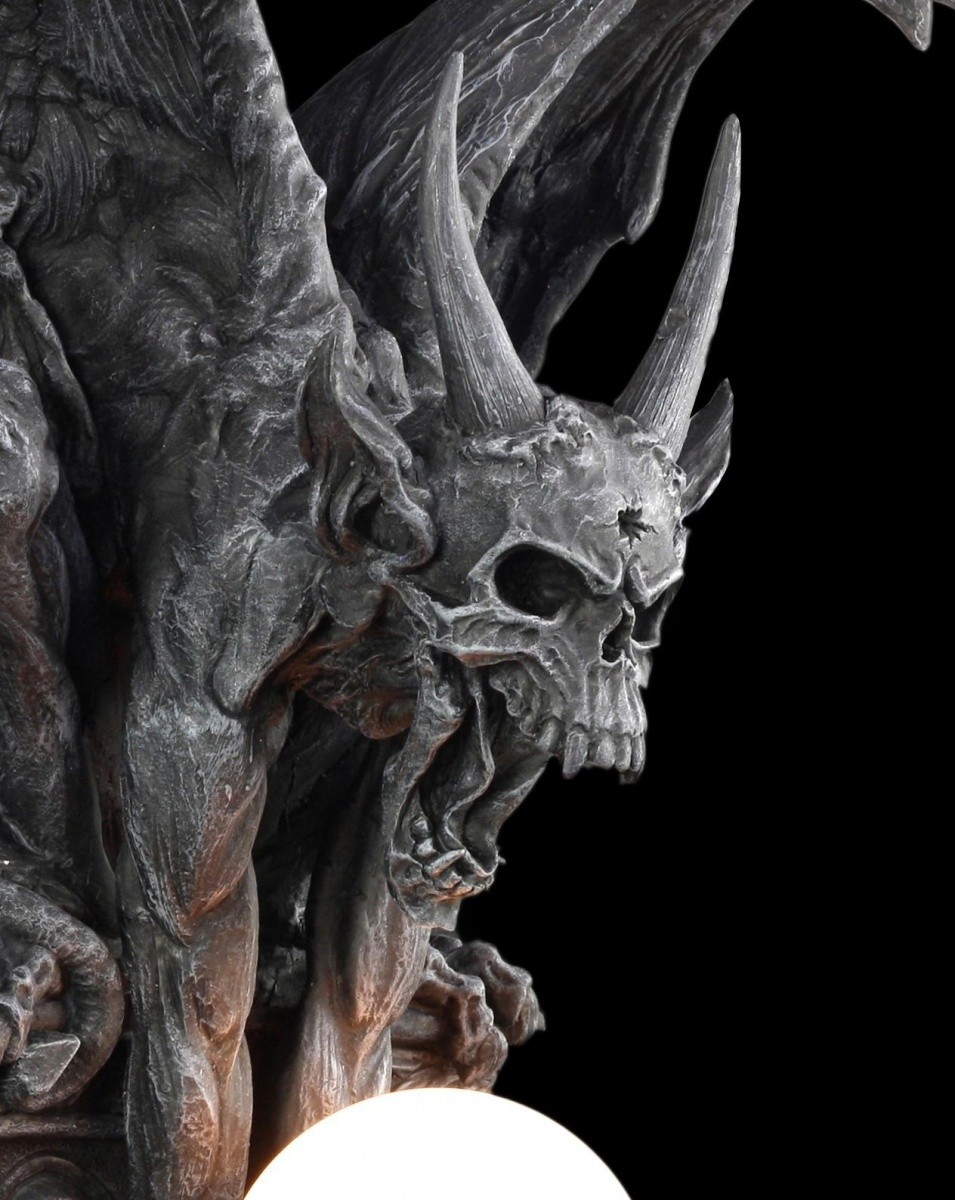 Devil wall lamp decorative figurine gothic lamp horror
