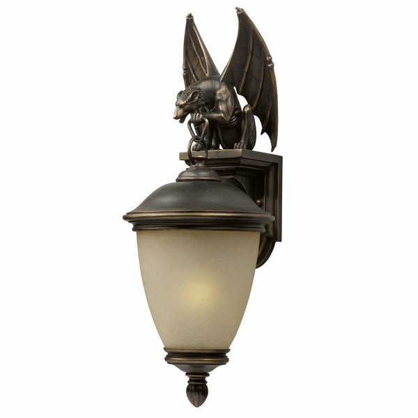 Gargoyle 1 light oil rubbed bronze outdoor wall light