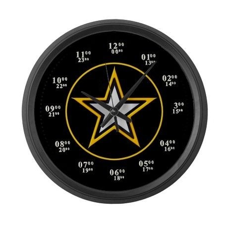 Army clock clock wall clock