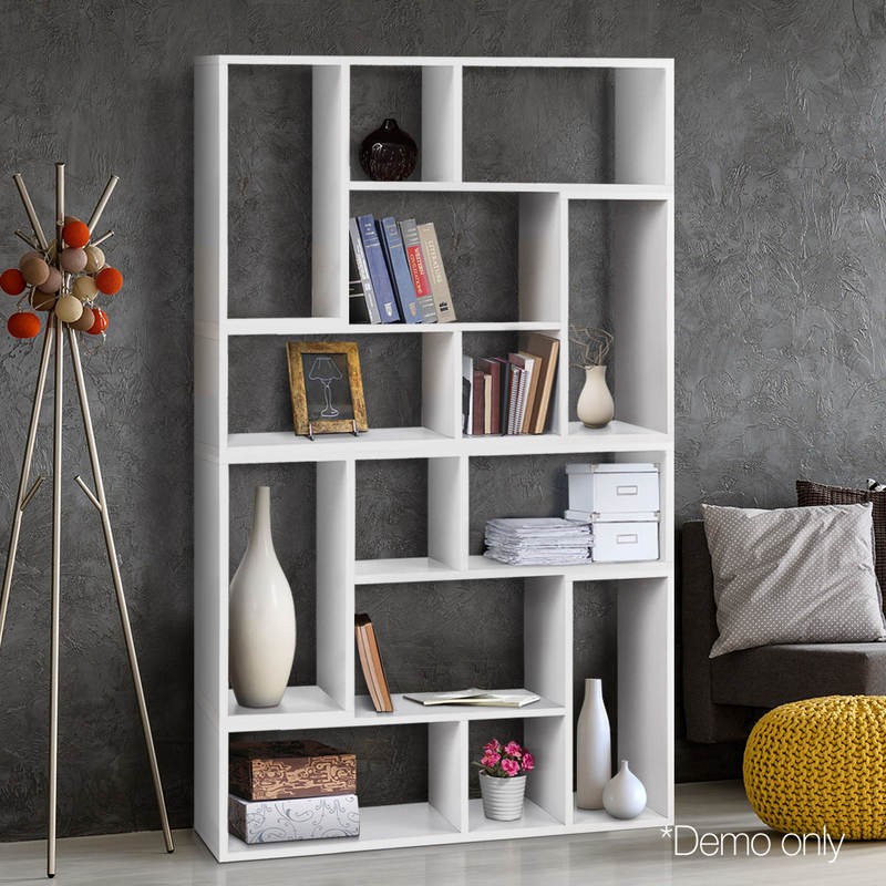 Artiss diy l shaped display shelf white buy bookcases