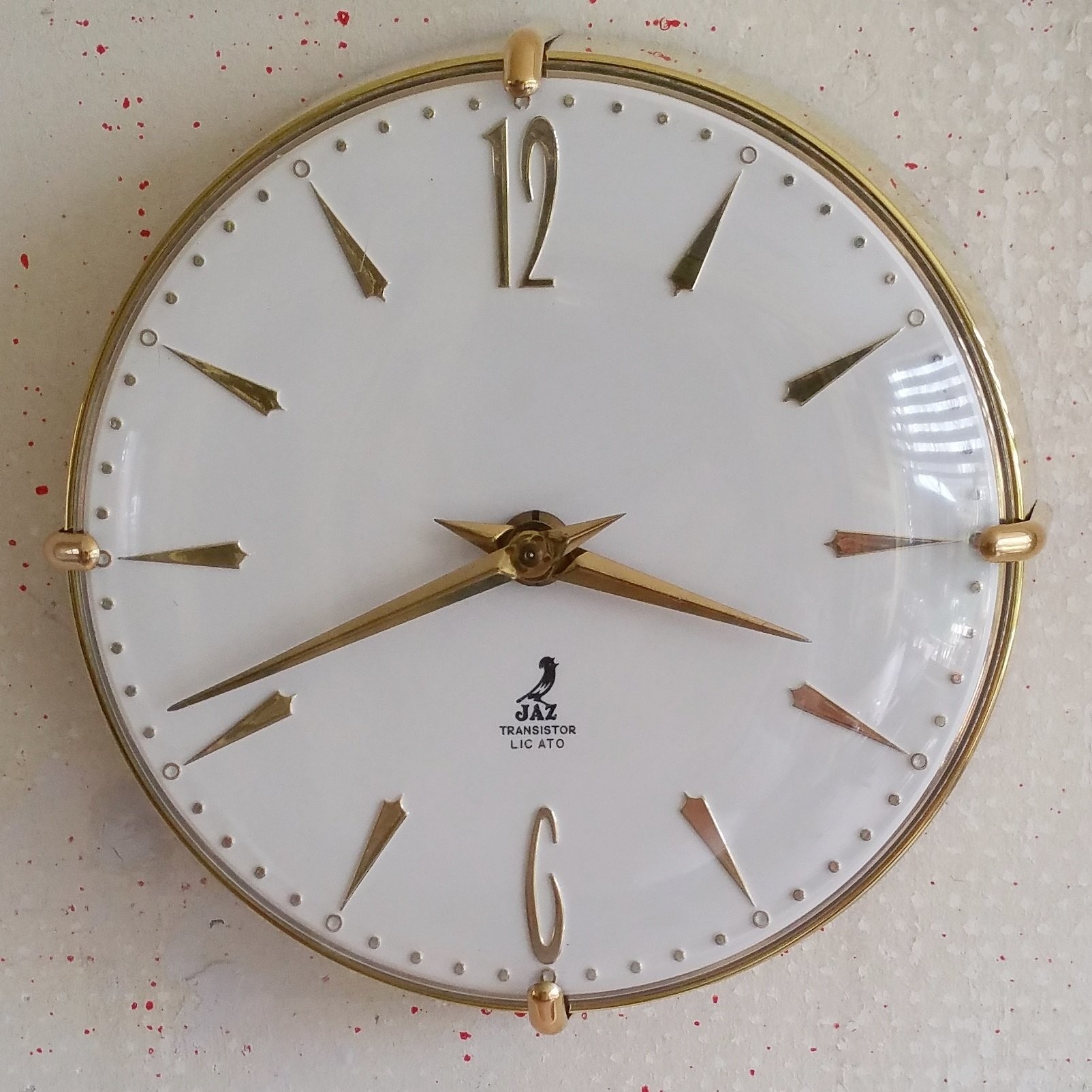 French wall clock by jaz 1960s 77040