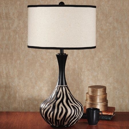 Acheron zebra table lamp black table lamps table lamp