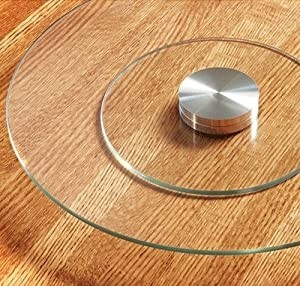 Artis large glass rotating lazy susan