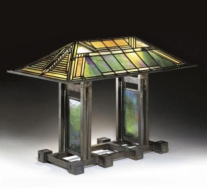 Frank lloyd wright table lamp on ebay 2 million